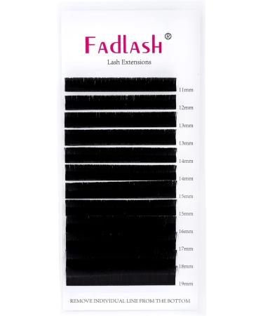 Fadlash Easy Fan Lashes DD Curl 0.07 11-19mm Mixed Length Russian Eyelashes Extensions - Buy Online on SooperMarket.com
