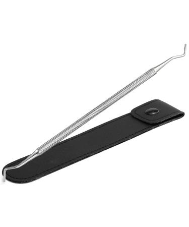 Corn lifter foot care stainless steel foot care instrument with long wide ends - nail lifter nail care double instrument pedicure instrument with case.Specialist retail quality long width end