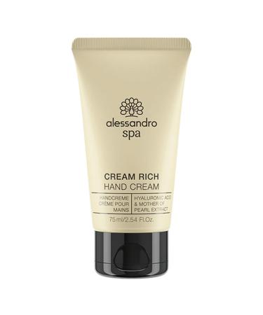 alessandro Spa Cream Rich - Rich anti-aging hand cream for dry and stressed hands 75 ml
