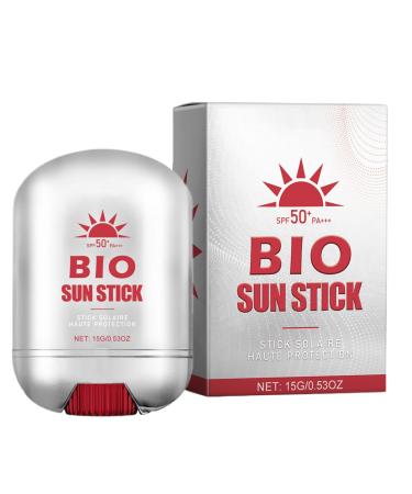 15g Sunscreen Stick | Spf50 Sunscreen Stick | Pa+++ Sunscreen Stick | Water-Resistant Sunscreen Stick Sunscreen Stick for Sensitive Skin for All Skin Types and Portability