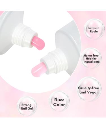 Makartt Poly Nail Extension Gel: Nail Thickening Acrylic Extension - Starter Polish Pink & Cheeky - Buy Online on SooperMarket.com