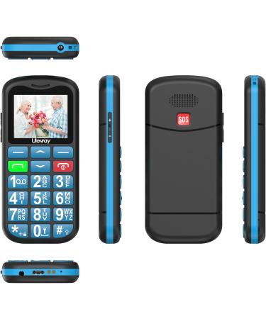 Uleway 4G Senior Cell Phone - Contract-Free Large Buttons SOS & Flashlight 1.7 LCD USB-C Charging Perfect for Seniors - Buy Online on SooperMarket.com