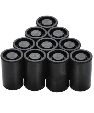 Dher Black Filmdosen10Pcs Filmbox Fishing Kauberbox with lid film coil with good airtightness especially film coil box used for small scientific storage and accessories for treasure hunt