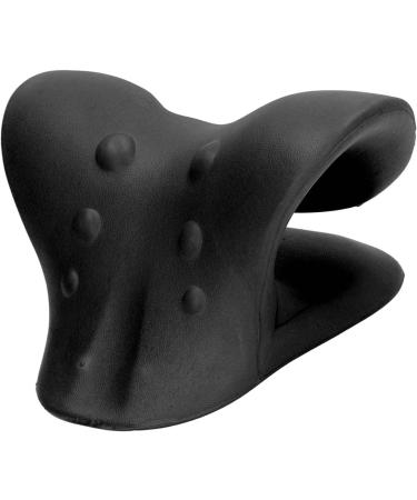 Cervical Traction Device Ergonomic Arcshaped Neck and Shoulder Relaxer for Pregnant Women for Home Use (Black) - Buy Online on SooperMarket.com