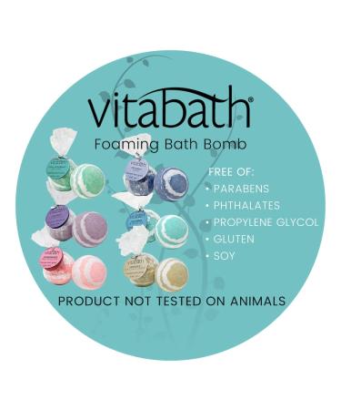 Vitabath Foaming Bath Bomb - Cool Spearmint & Thyme Aromatherapy Blend - 6 Ounce - Buy Online on SooperMarket.com