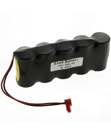 Exell Emergency Lighting Battery for TEIG T26000139 026-139 SL026-139 17934-P Powersonic A1314610 Sure-Lites 026-139 Teig N30AF004A T26000139 Beghelli 17934-P ANIC0636 Moltech N30AF004A