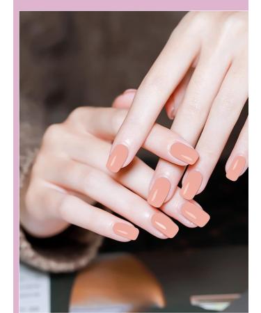 Ebanku 20pcs UV Gel Nail Film - Nude Pink Self-Adhesive Nail Stickers & Foil with Nail File for Women & Girls - Perfect for Nail Decoration - Buy Online on SooperMarket.com