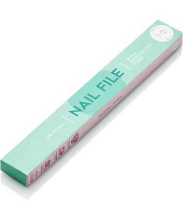 Malva Belle Best Crystal Glass Nail File Long Lasting Double Sided Tempered Glass File Professional Salon Manicure/Pedicure Filing Tool for Natural Nails - Pink (2 mm) Pink 2mm - Buy Online on SooperMarket.com