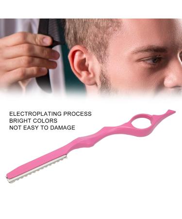Hair Thinning Razor & Texturizing Tool - Stainless Steel Ergonomic Design for Bangs & Hair Styling (Pink) | International Shipping - Buy Online on SooperMarket.com