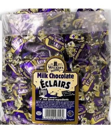 Walkers Chocolate Eclairs 500 Gram Bag (1/2 Kilo) Delicious Tasty And Twisty Treat Gift Hamper For Birthday Christmas Sold By Kidzbuzz