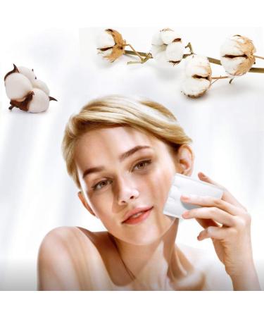 Buy Hypoallergenic Makeup Remover Cotton Pads | Soft Strong Lint-Free | Ideal for Face Lips Eyes & Nail Polish Removal - Buy Online on SooperMarket.com