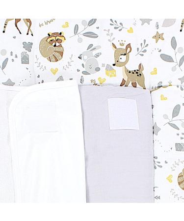 TupTam Changing Mat with 2 Terry Cloth Covers - Wild Animals Design 65 x 75 cm | Model MAR02579 - International Shipping Available - Buy Online on SooperMarket.com