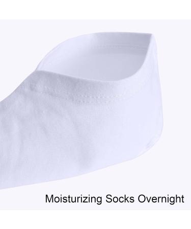 Moisturizing Foot Spa Socks - 5 Pairs Cotton Cosmetc Lotion Socks for Dry Cracked Feet - International Shipping - Buy Online on SooperMarket.com