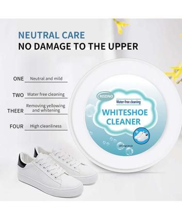 Multipurpose Cleaning Cream 2023 New Multi-Functional Cleaning And Stain Removal Cream White Shoes Cleaning Cream Special With Sponge Wipe Multifunctional Stain Remover Cream120g (Multicolor 2PCS) - Buy Online on SooperMarket.com