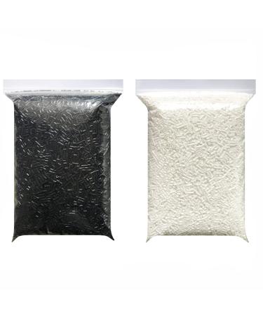 Fuse Beads 2.6MM Mini Iron Beads White 10000pcs and Black 10000pcs for Crafts, Handmade Decor DIY Make, with 1 Ironing Paper