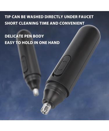 Electric Nose Hair Trimmer for Men & Women | LCD Display USB Rechargeable Painless Ear/Nose Clipper (Black) - Best for Smooth Grooming - Buy Online on SooperMarket.com