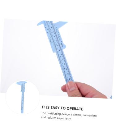 Angoily 2pcs Eyebrow Ruler Guitar Kits Leather Hair Tie Mini Makeup Tool Miss Multifunction Accessories - Buy Online on SooperMarket.com