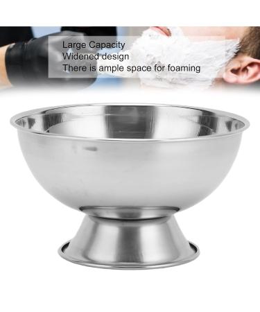 Premium Stainless Steel Shaving Soap Dish & Mug - Stabilized Base Shaving Cup & Brush Holder for Home & Salon Use - Buy Online on SooperMarket.com