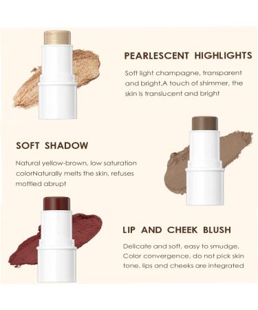 Yeweian Contour Stick 3D Wonder Stick Face Concealer Bronzer Shading Foundation Cream (03 Contour Stick) - Buy Online on SooperMarket.com