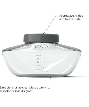 Elvie Pump Bottles Set - 3 High-Quality Reusable 150ml Breast Milk Storage Containers - International Shipping Available - Buy Online on SooperMarket.com