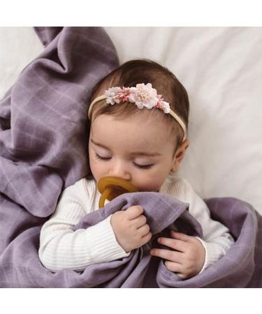 Shop WJRQD 3-Piece Baby Girl Flower Headbands - Perfect for Christenings Weddings & Family Photos | Stylish Hair Accessories for Newborns - Buy Online on SooperMarket.com
