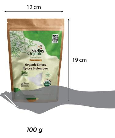 Sizzling Organic Ginger Powder from Sri Lanka USDA Certified Non-Irradiated Aromatic and Flavorful 100 g (Pack of 1) - Buy Online on SooperMarket.com