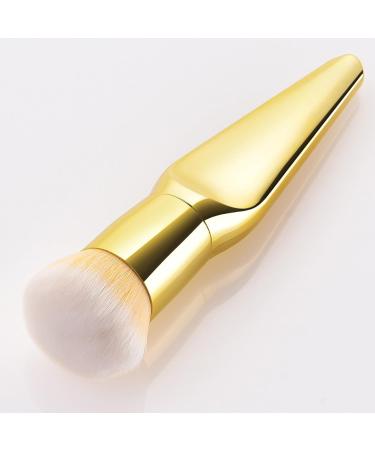 Verdant Touch Cosmetic Brush Gold Makeup Powder and Shading Foundation Brush Home Party Performance Cosmetic Tool - Buy Online on SooperMarket.com