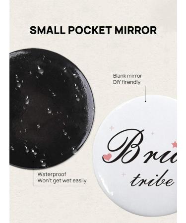 Getinbulk Compact Mirror Bulk Round Makeup Glass Mirror for Purse Great Gift 2.5 Inch Pack of 12 (Black) 12pcs-black - Buy Online on SooperMarket.com
