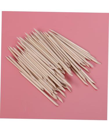 FRCOLOR 200 Pcs Wood Cuticle Pusher Bulk Wooden Nail Supplies Nail Art Wood Sticks Cuticles Nails Remover Tool Orange Wood Sticks Orange Wood Stick for Nails Bamboo Manicure Cleaning Stick mediumx2pcs As Shownx2pcs - Buy Online on SooperMarket.com