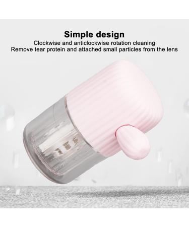 Contact Lens Cleaner - Mini Portable Wash Box for Home Use (Pink) | International Shipping Available - Buy Online on SooperMarket.com