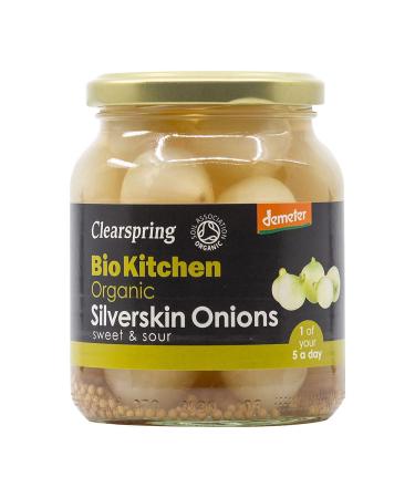 Clearspring Bio Kitchen Organic/Demeter Silverskin Onions - Sweet & Sour (Pickled)