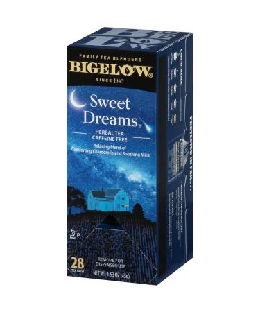 Bigelow Sweet Dreams Herbal Tea - 28 Count | Relaxing Bedtime Tea - Buy Online on SooperMarket.com
