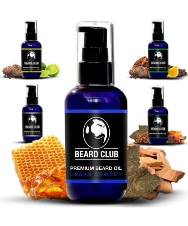 Beard Club - Beard Oil - Urban Cowboy Beard Oil Men - Ideal Beard Care and Beard Oil (Beard Oil) for Men - 100ml