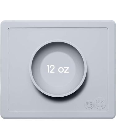 EZPZ Happy Bowl (Pewter) - Silicone Suction Bowl for Toddlers | Dishwasher Safe - Buy Online on SooperMarket.com