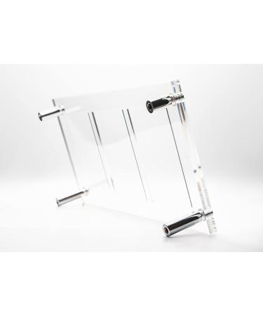 Acrylic Trading Card Frame Holder Stand Display - 3 Slots UV Filtering Screwdown - Buy Online on SooperMarket.com