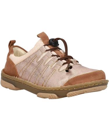 Tony Lama Women's Armida Lace Up Sneakers - Beige Brown | Size 8.5 - Buy Online on SooperMarket.com