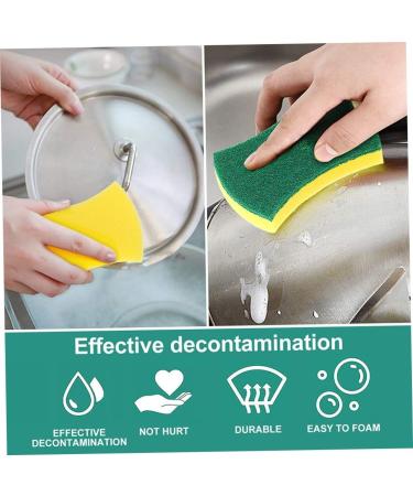 Kitchen Cleaning Sponges 24 Packs Eco Non-Scratch for Dish Cleaning Scrub Sponges Dish Cleaning Scrub Sponges - Buy Online on SooperMarket.com