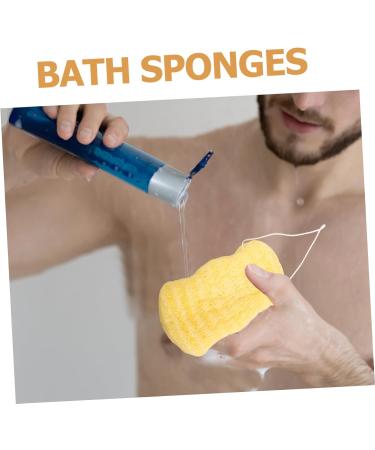 FOYTOKI Bath Sponge Bathing Tool Household Body Scrubber Bath Accessory Wear-Resistant Bath Scrubber Body Cleaning Sponge Portable Bath Scrubber Back Bathing Sponge Brush Bath Supply - Buy Online on SooperMarket.com