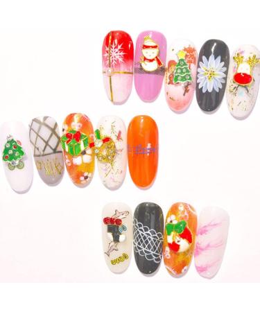 2 Boxes Christmas Nail Stickers Reindeer Nail Charm Santa Nail Charms Xmas Enamel Charm Christmas Flatbak Snowman Manicure Charms Christmas Nail Rhinestones 3d Miniature Pan Alloy - Buy Online on SooperMarket.com