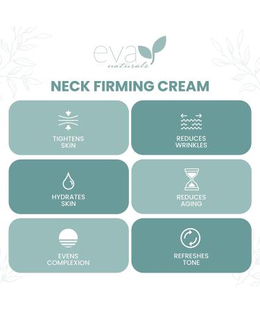 Eva Naturals Neck Firming Cream - Tighten & Lift Sagging Skin - Face & Double Chin Tightening Cream (1.7 oz) - Buy Online on SooperMarket.com