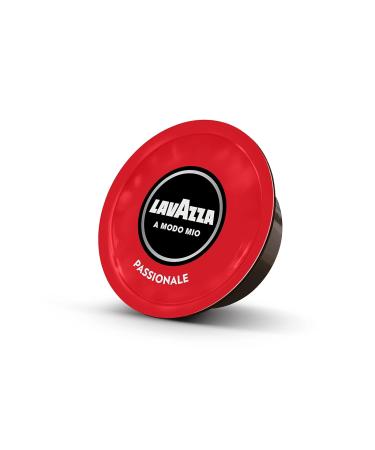 Buy Lavazza A Modo Mio Espresso Passional - 16 Capsules | 100% Arabica Caramel & Chocolate Notes Intensity 11/13 - Dark Roast | International Shipping - Buy Online on SooperMarket.com