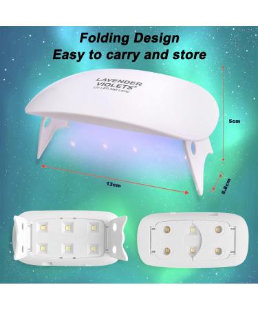 Lavender Violets 19 Pcs Gel Polish Starter Kit with LED Nail Lamp - Arctic Night-R631 - Buy Online on SooperMarket.com