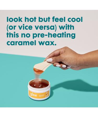 Glee Caramel Body Wax Starter Kit for Women - Safe & Microwave-Free - Candy Scent - 5.29oz (28 piece) - Buy Online on SooperMarket.com