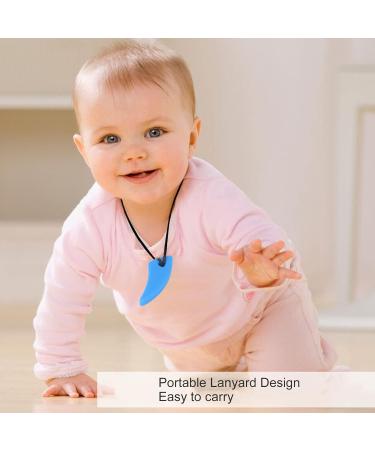 5pcs Sensory Chew Necklace | Oral Motor Aids for Anxiety Relief | Silicone Teether for ADHD & Autism | Food Grade Safety - Buy Online on SooperMarket.com