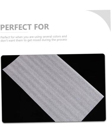 Angoily 100 Sheets Pearl Cotton Highlighter Diy Hair Dye Paper Hair Coloring Film Hair Coloring Kit Hair Wrapping Paper Strips Hair Bleach Professional Hair Dye Board Shims Foil Major Foam 41.2x14.8cmx2pcs Whitex2pcs - Buy Online on SooperMarket.com