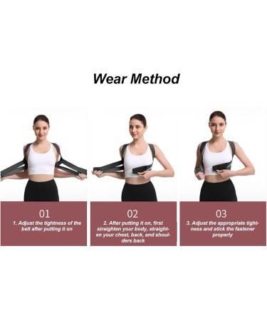 Orthodontic Back Support Belt | Lumbar Support for Men & Women | Size M | Hump Relief | Black - Buy Online on SooperMarket.com