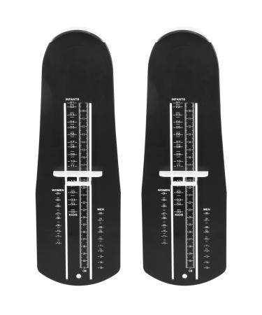 DOITOOL 2pcs Shoe Measurement Ruler Feet Size Measurer Plastic Shoes Ruler Sizer Foot Measuring Device Us Standard Shoe Sizer Foot Gauge for Adult Kids Men Women