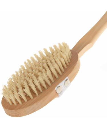 SIDCO Wooden Bath Brush | Back Brush & Sauna Massage Brush for Exquisite Relaxation | International Shipping - Buy Online on SooperMarket.com