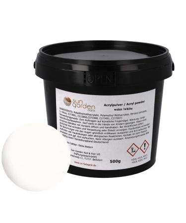 Acrylic Powder White 500g - Premium Nail Design for Acrylic Nails | Nail Modelling & Fingernails - Buy Online on SooperMarket.com