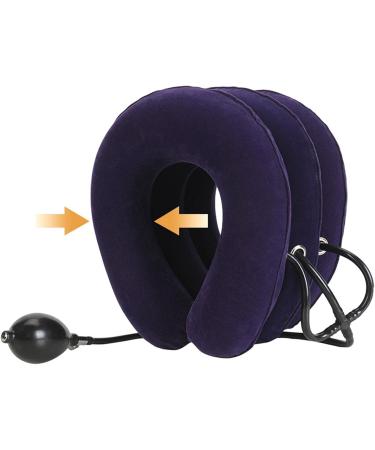 Harayaa Inflatable Neck Traction Device - Breathable Neck Support Pillow for Pain Relief | Shop Internationally - Buy Online on SooperMarket.com